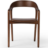 Amare Leather Arm Chair, Sonoma Coco