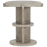 Foundations Accent Table, Light Shale-Furniture - Accent Tables-High Fashion Home