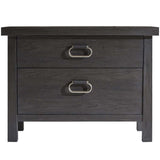 Trianon 2 Drawer Wide Nightstand, L'Ombre