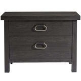 Trianon 2 Drawer Wide Nightstand, L'Ombre