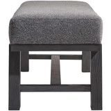 Trianon Upholstered Bench, L'Ombre