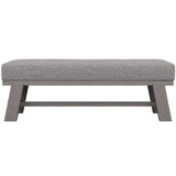 Trianon Upholstered Bench, Gris