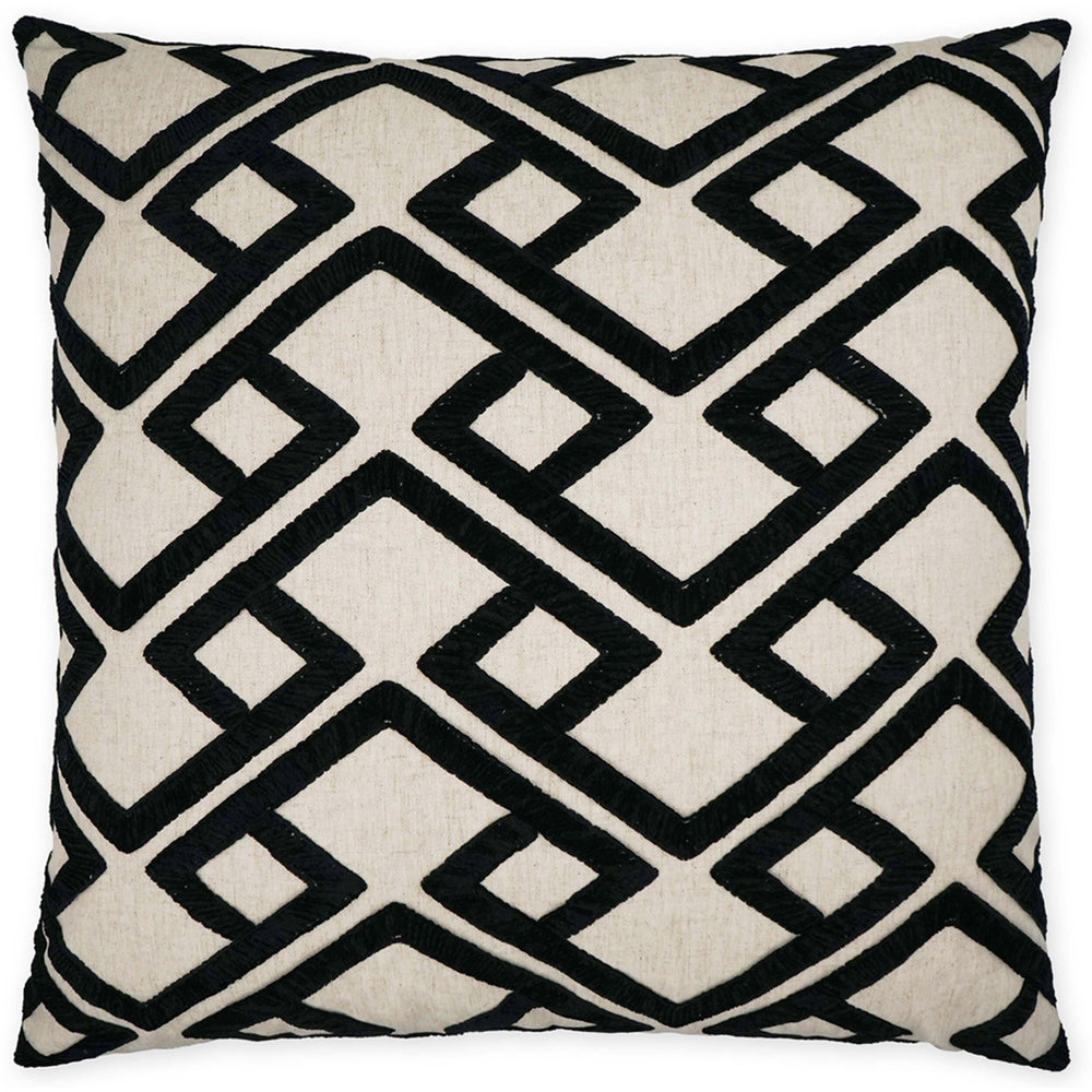 Accolade Pillow, Onyx-Accessories-High Fashion Home