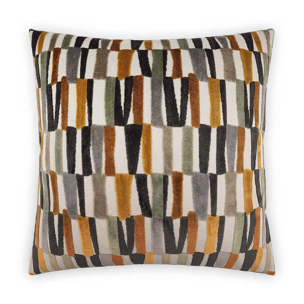 Strata Pillow, Copper-Accessories-High Fashion Home