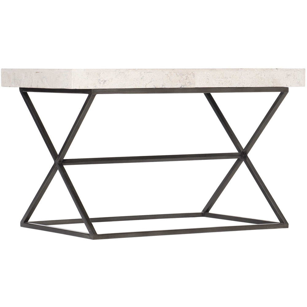 McCray Cocktail Table, Travertine-Furniture - Accent Tables-High Fashion Home