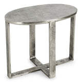 Flores Oval End Table-Furniture - Accent Tables-High Fashion Home