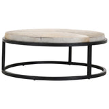 Hayword Nesting Coffee Tables, Grey Hide-Furniture - Accent Tables-High Fashion Home