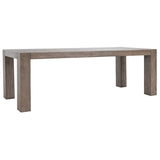 Kingston 89" Rectangular Dining Table, Gray-Furniture - Dining-High Fashion Home