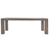 Kingston 89" Rectangular Dining Table, Gray-Furniture - Dining-High Fashion Home