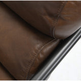 Jackson Leather Chair, Brown-Furniture - Chairs-High Fashion Home