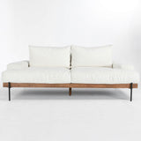 Faro Sofa, White-Furniture - Sofas-High Fashion Home