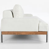 Faro Sofa, White-Furniture - Sofas-High Fashion Home