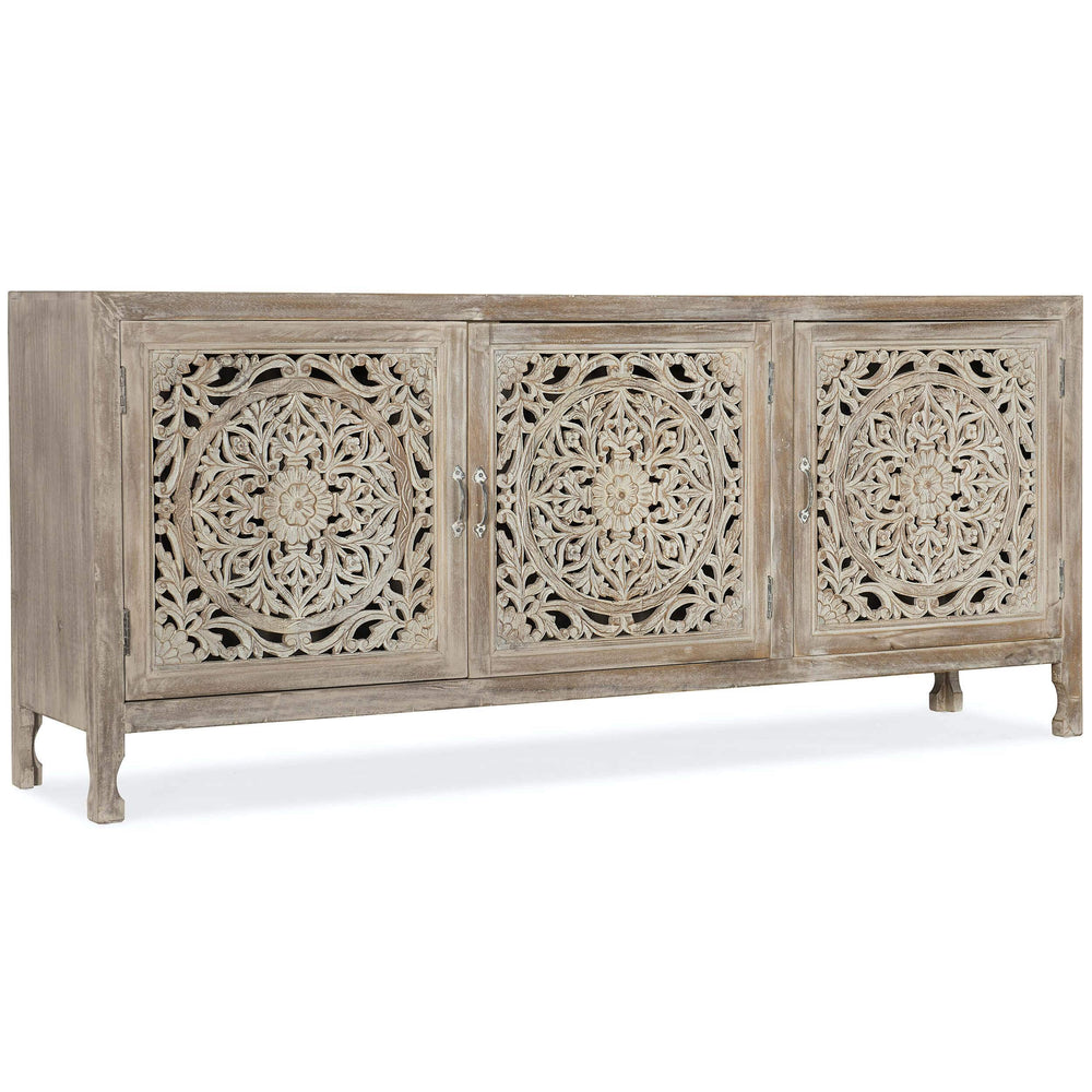 Carved Entertainment Console-High Fashion Home