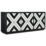 Sanctuary Noir Et Blanc Entertainment Console - Furniture - Storage - High Fashion Home