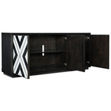 Sanctuary Noir Et Blanc Entertainment Console - Furniture - Storage - High Fashion Home