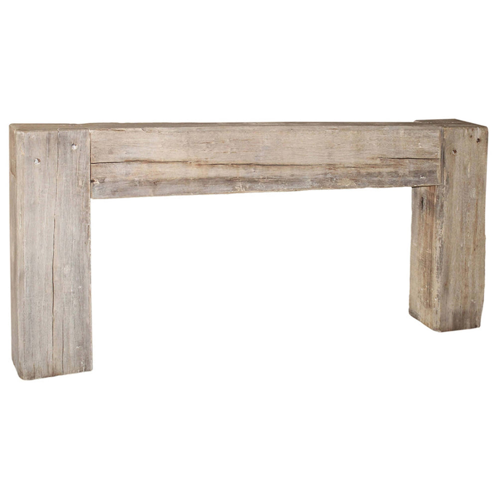 Giza Console Table, Bleached-Furniture - Accent Tables-High Fashion Home