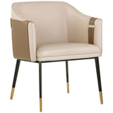 Carter Chair, Napa Tan - Modern Furniture - Accent Chairs - High Fashion Home