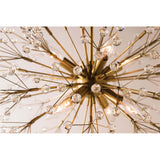 Dunkirk 8 Light Chandelier, Aged Brass - Lighting - High Fashion Home