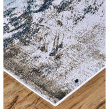 Feizy Rug Gaspar 3833F, White/Gray - Rugs1 - High Fashion Home