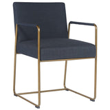 Balford Arm Chair, Arena Navy - Furniture - Chairs - High Fashion Home