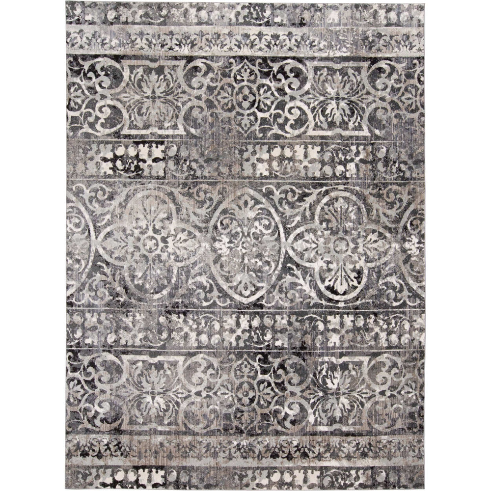 Feizy Rug Kano 3871F, Charcoal/Ivory - Rugs1 - High Fashion Home