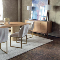 Malia Dining Table, Natural Oak