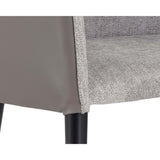 Asher Chair, Flint Grey - Modern Furniture - Accent Chairs - High Fashion Home