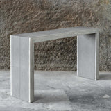 Aerina Console Table, Aged Gray-Furniture - Accent Tables-High Fashion Home