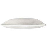 Amai Cowhide Pillow, Metallic Silver