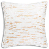 Arian Euro Sham, White/Gold