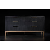 Caled 6 Drawer Dresser, Onyx Oak-Furniture - Bedroom-High Fashion Home