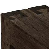 Abaso Console Table, Ebony Rustic-Furniture - Accent Tables-High Fashion Home