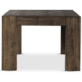 Abaso Dining Table, Ebony Rustic-Furniture - Dining-High Fashion Home