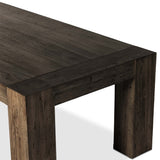 Abaso Dining Table, Ebony Rustic-Furniture - Dining-High Fashion Home