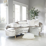 Acclaim Pillow, Ivory-Accessories-High Fashion Home