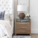 Affinity Three Drawer Nightstand