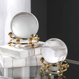 Alega Crystal Orb, Set of 2-Accessories-High Fashion Home