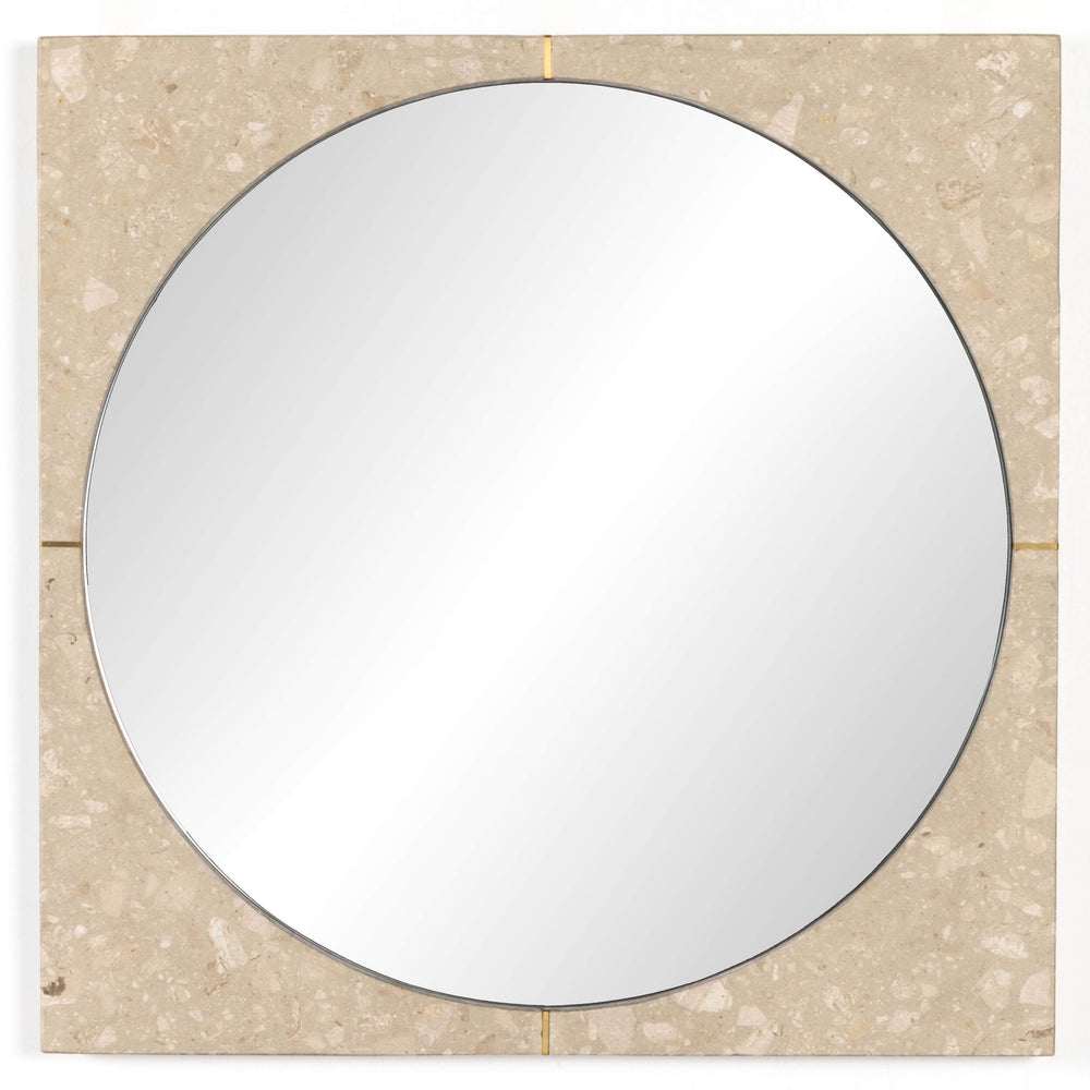 Alina Mirror, Cream Terrazzo-Accessories-High Fashion Home