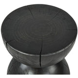 Aliza End Table, Black-Furniture - Accent Tables-High Fashion Home