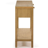 Allegra Console Table, Honey Oak-Furniture - Accent Tables-High Fashion Home