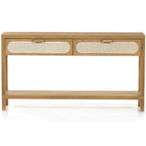 Allegra Console Table, Honey Oak-Furniture - Accent Tables-High Fashion Home