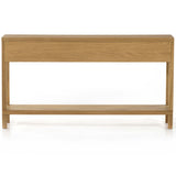 Allegra Console Table, Honey Oak-Furniture - Accent Tables-High Fashion Home