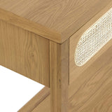 Allegra Console Table, Honey Oak-Furniture - Accent Tables-High Fashion Home