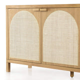 Allegra Sideboard, Honey Oak-Furniture - Storage-High Fashion Home