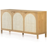 Allegra Sideboard, Honey Oak-Furniture - Storage-High Fashion Home