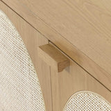 Allegra Sideboard, Honey Oak-Furniture - Storage-High Fashion Home