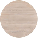 Althea Round Dining Table, Light Oak-Furniture - Dining-High Fashion Home