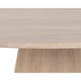 Althea Round Dining Table, Light Oak-Furniture - Dining-High Fashion Home