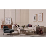 Amara Coffee Table w/Nesting Arch-Furniture - Accent Tables-High Fashion Home