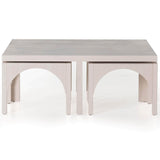 Amara Coffee Table w/Nesting Arch-Furniture - Accent Tables-High Fashion Home